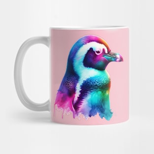 trippy penguin Mug